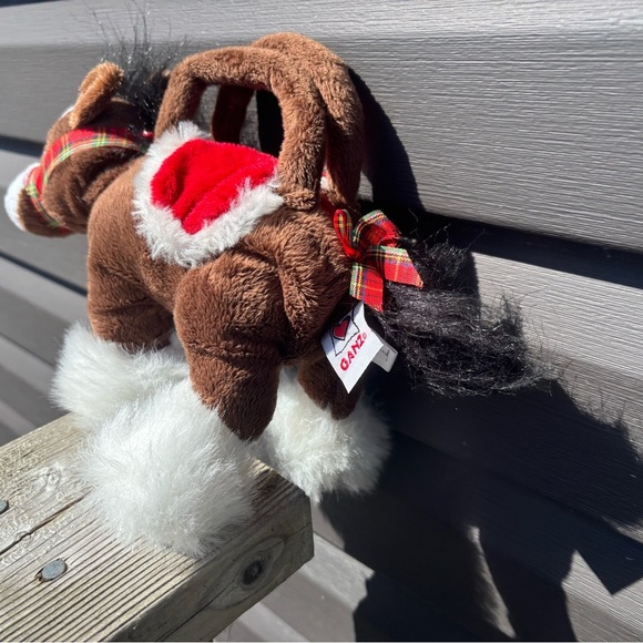 Ganz Whimsy Clutch Clydesdale Horse Brown Purse Plush Stuffed Animal - Picture 5 of 6